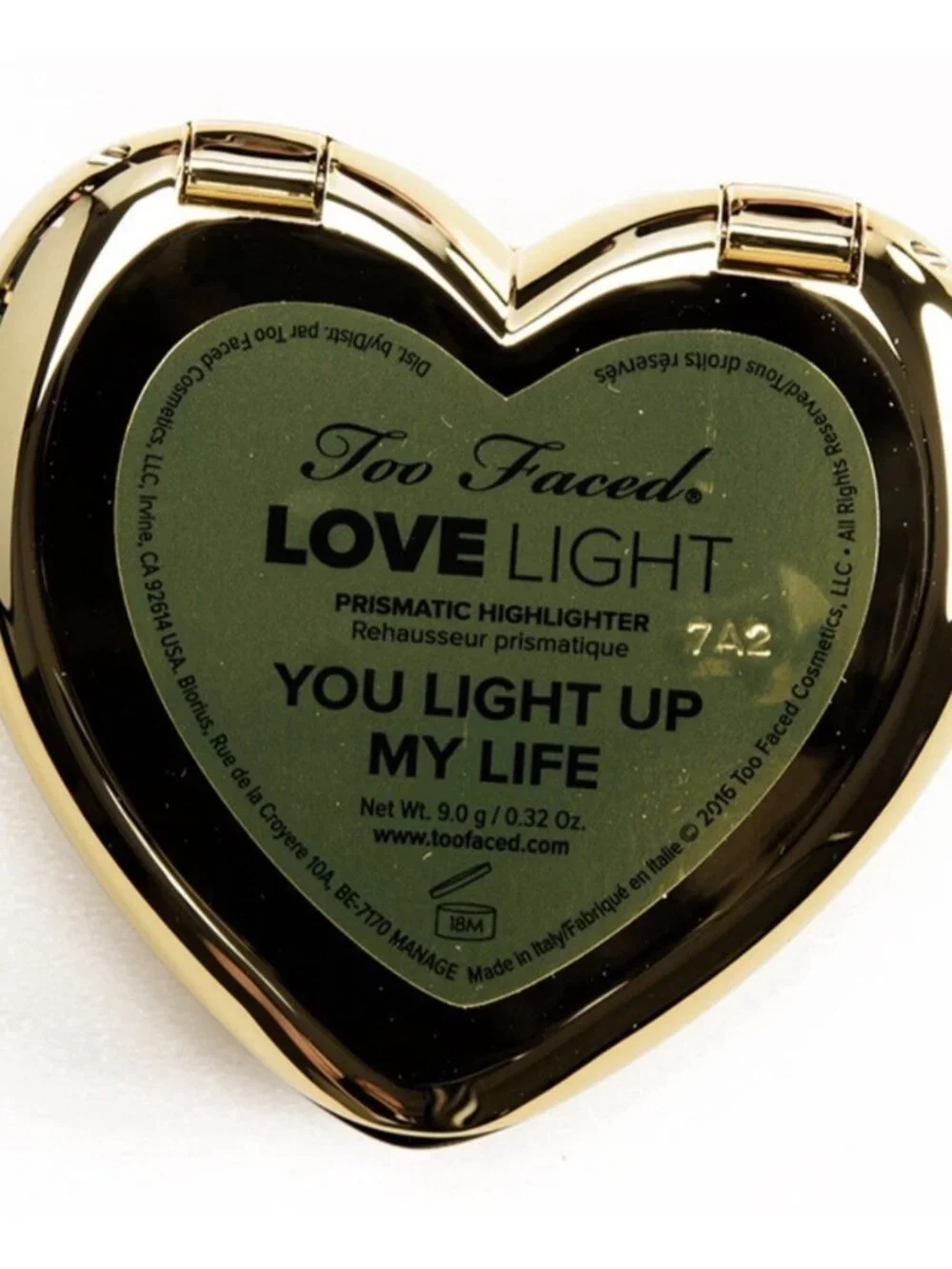 Too Faced Love Light YOU LIGHT UP MY LIFE Prismatic Highlighter (0.32 oz.)